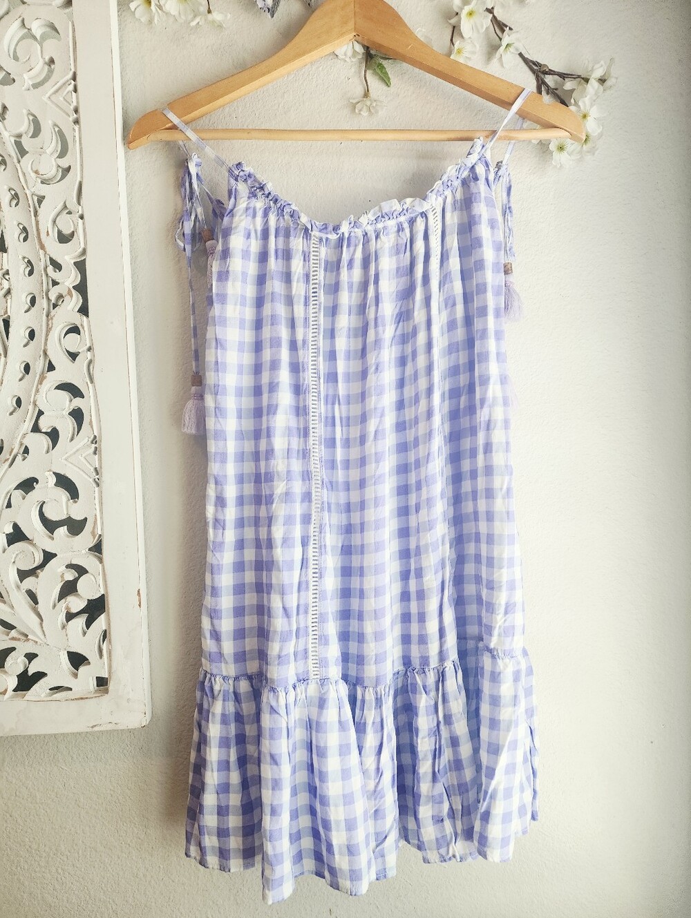 MAAJI MAGNOLIA MINI DRESS COVER UP STRAPPLES OVERSIZE WOMENS SIZE MEDIUM